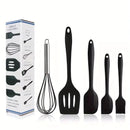 Kit 5 Utensílios de Cozinha em Silicone Resistente ao Calor
