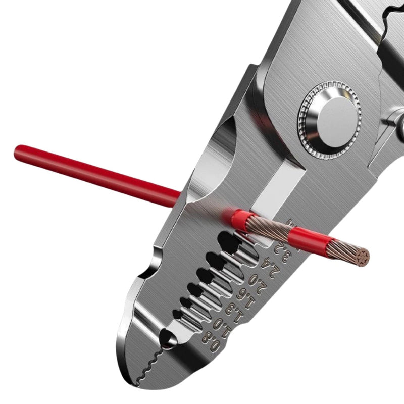 Alicate Desencapador de Fios Elétricos Multifuncional para Reparo