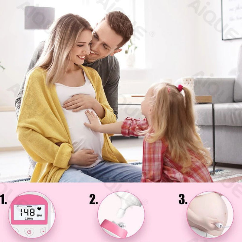 Detector de Batimentos Cardíacos Fetal com Display de Som
