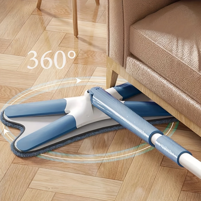 Esfregão Giratório 360° com Torção Lava e Seca de Microfibra