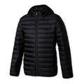 Jaqueta Masculina Puffer Peluciada com Capuz Removível
