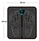 Kit Massageador Elétrico Portátil + Tapete Massageador para Pés e Corpo