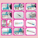 Kit de Artesanato Infantil DIY – Estúdio Criativo para Fazer Canetas de Areia Mágica com 50+ Acessórios Educativos