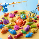 Kit de Brinquedos de Pesca Infantil – Jogo Educativo para Banho e Piscina